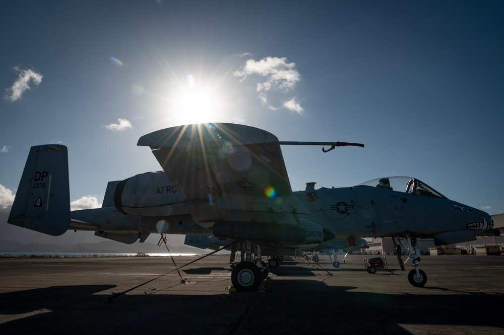 USAF Reserve 924th FG, 944th FW bring 200+ Airmen, 10 A-10 Warthogs to Hawaii for RIMPAC 2022