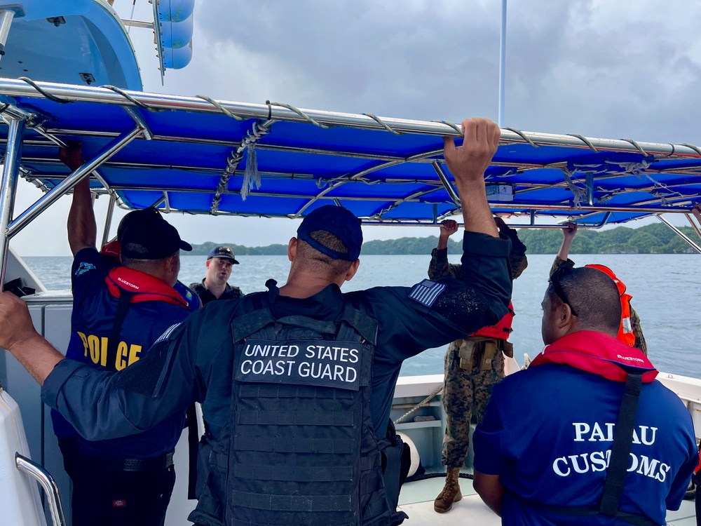 U.S. Coast Guard, U.S. Marines, Palau partners exchange best practices during Koa Moana 2022