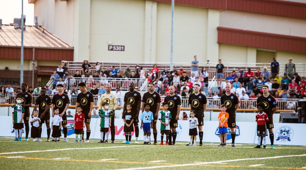 Legends Soccer Match - U.S. Soldiers vs 2002 South Korean World Cup Team