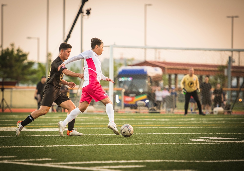 Legends Soccer Match - U.S. Soldiers vs 2002 South Korean World Cup Team