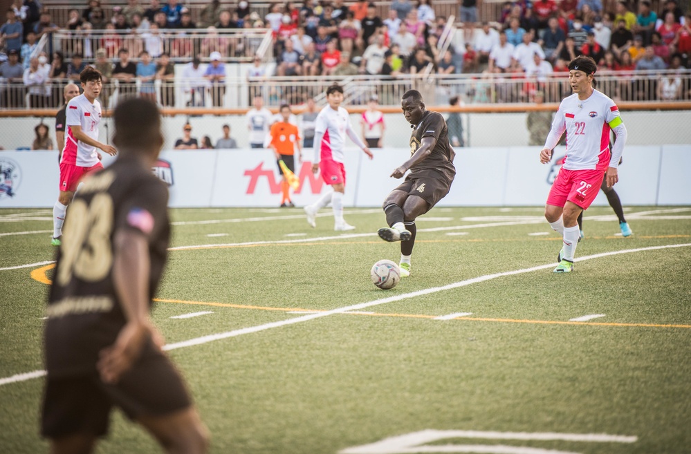 Legends Soccer Match - U.S. Soldiers vs 2002 South Korean World Cup Team