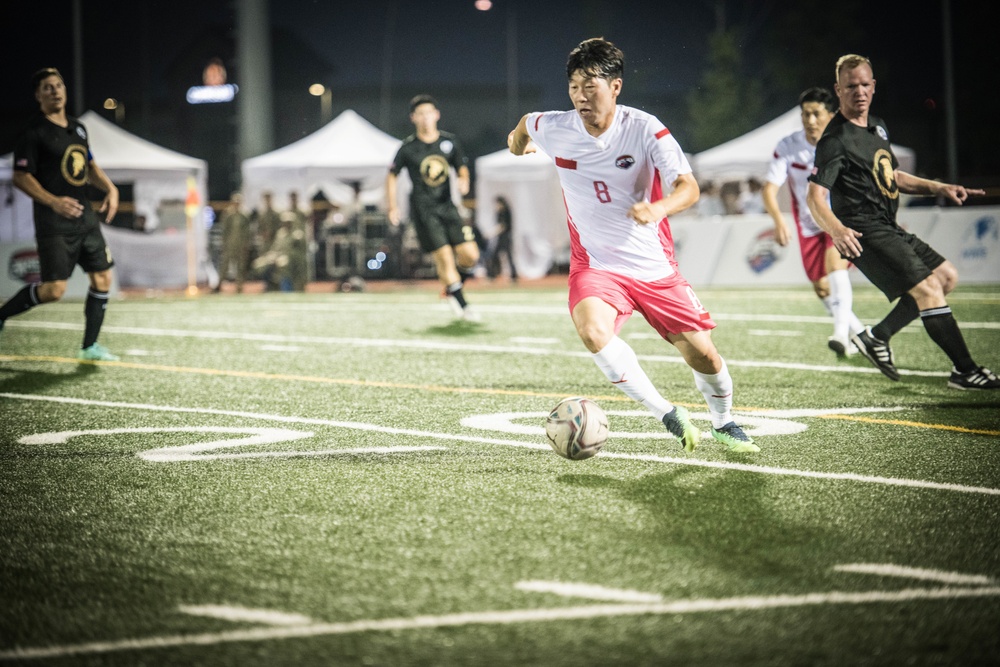 Legends Soccer Match - U.S. Soldiers vs 2002 South Korean World Cup Team