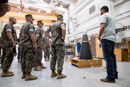 Maj. Gen. Jay Bargeron tours Barking Sands