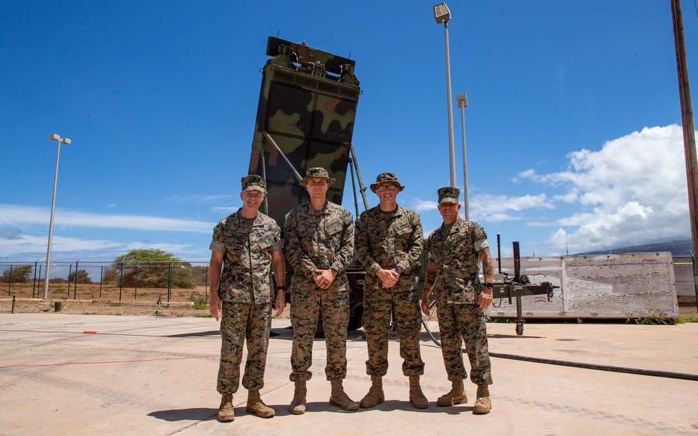 Maj. Gen. Jay Bargeron tours Barking Sands