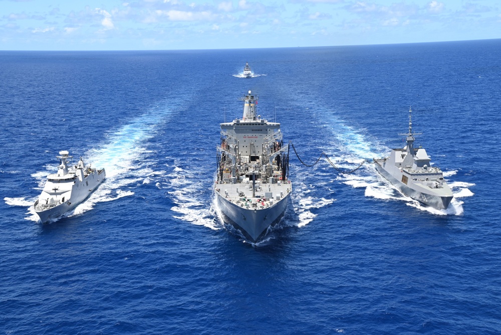 Multi-national partners conduct a RAS during RIMPAC 2022