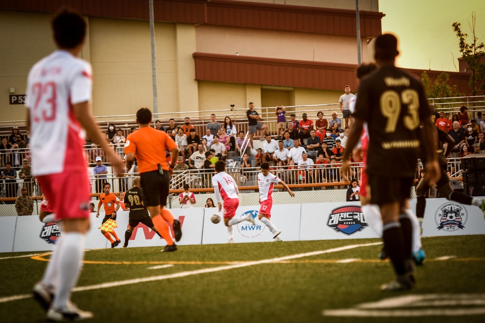 Legends Soccer Match - U.S. Soldiers vs 2002 South Korean World Cup Team