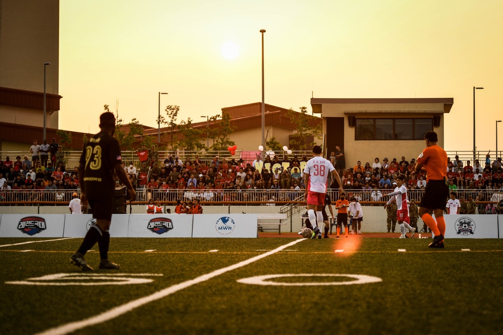 Legends Soccer Match - U.S. Soldiers vs 2002 South Korean World Cup Team