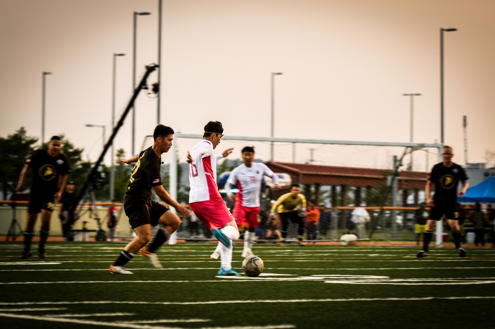 Legends Soccer Match - U.S. Soldiers vs 2002 South Korean World Cup Team