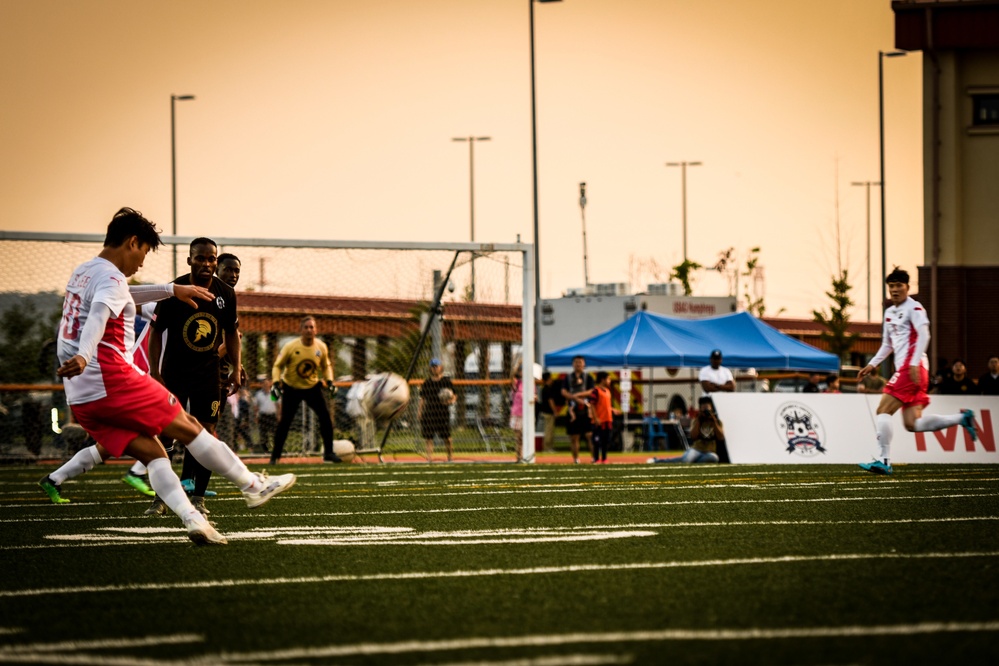 Legends Soccer Match - U.S. Soldiers vs 2002 South Korean World Cup Team