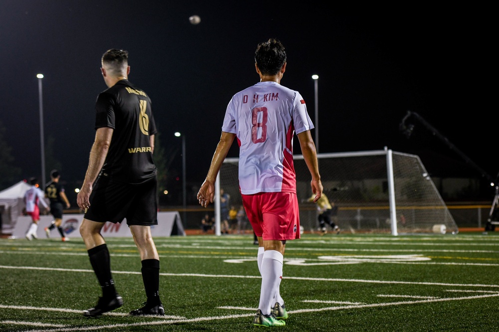 Legends Soccer Match - U.S. Soldiers vs 2002 South Korean World Cup Team