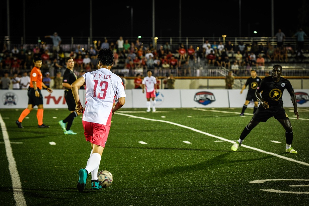 Legends Soccer Match - U.S. Soldiers vs 2002 South Korean World Cup Team