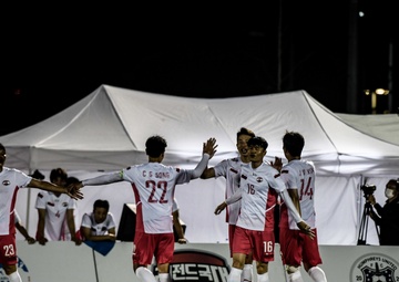 Legends Soccer Match - U.S. Soldiers vs 2002 South Korean World Cup Team