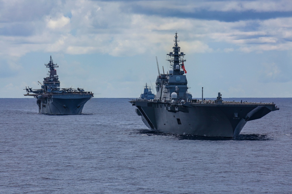 RIMPAC 2022 Fleet Sails in Formation