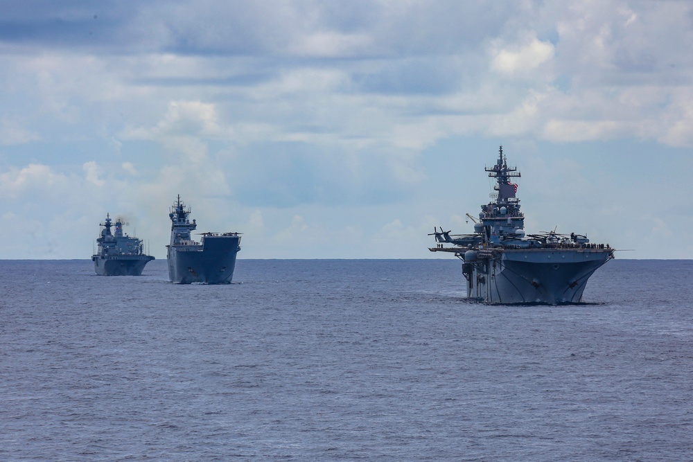 RIMPAC 2022 Fleet Sails in Formation