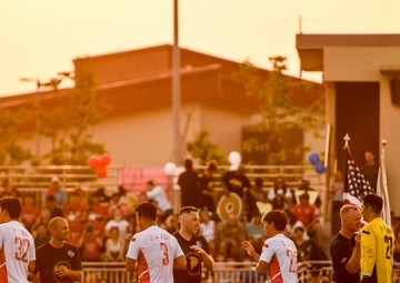 Legends Soccer Match - U.S. Soldiers vs 2002 South Korean World Cup Team
