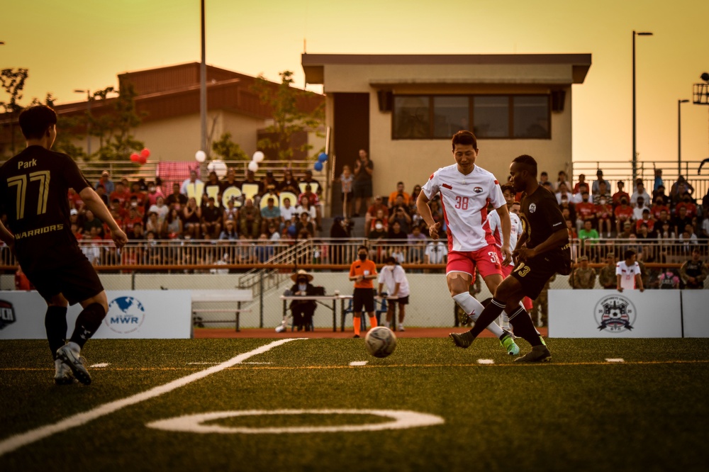 Legends Soccer Match - U.S. Soldiers vs 2002 South Korean World Cup Team