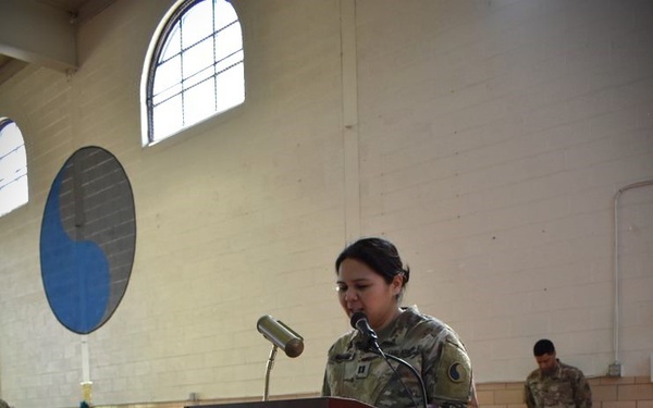 110th IO Battalion Welcomes New Commander in Official Ceremony