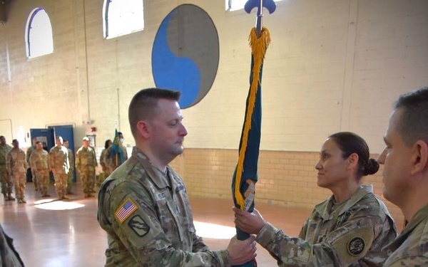 110th IO Battalion Welcomes New Commander in Official Ceremony