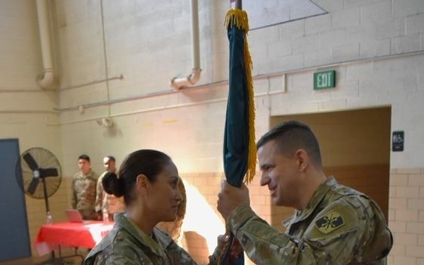 110th IO Battalion Welcomes New Commander in Official Ceremony