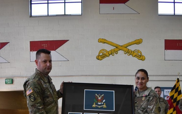 110th IO Battalion Welcomes New Commander in Official Ceremony