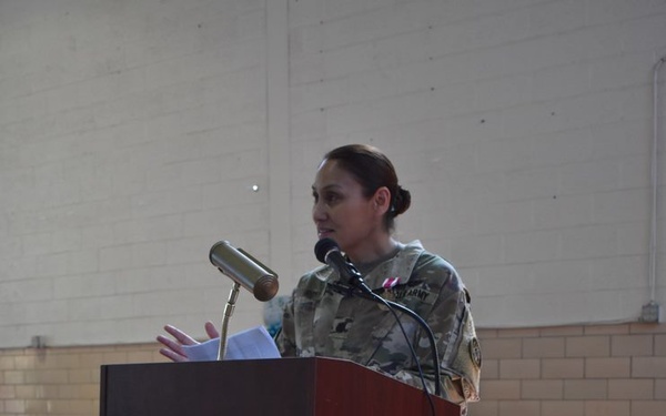 110th IO Battalion Welcomes New Commander in Official Ceremony