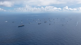 RIMPAC 2022 Fleet Sails in Formation