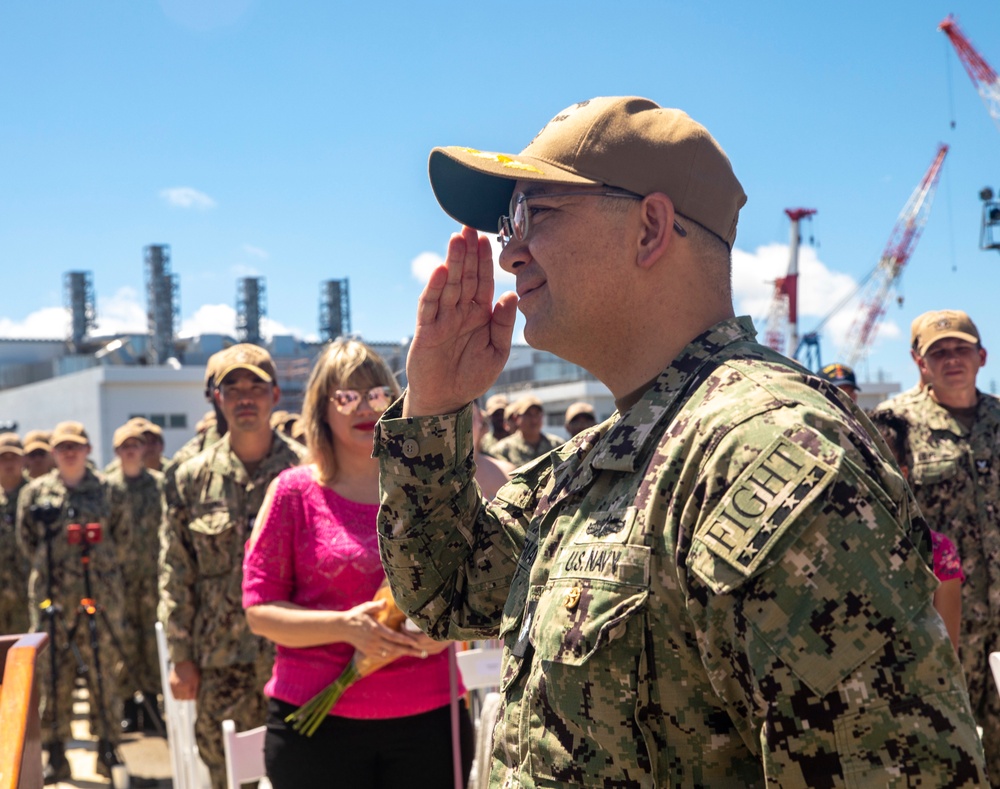 USS Dewey (DDG 105) Conducts Change of Command Ceremony