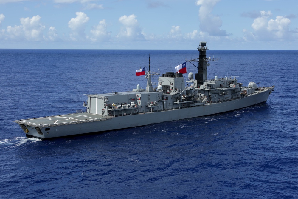 RIMPAC 2022 Fleet Sails in Formation