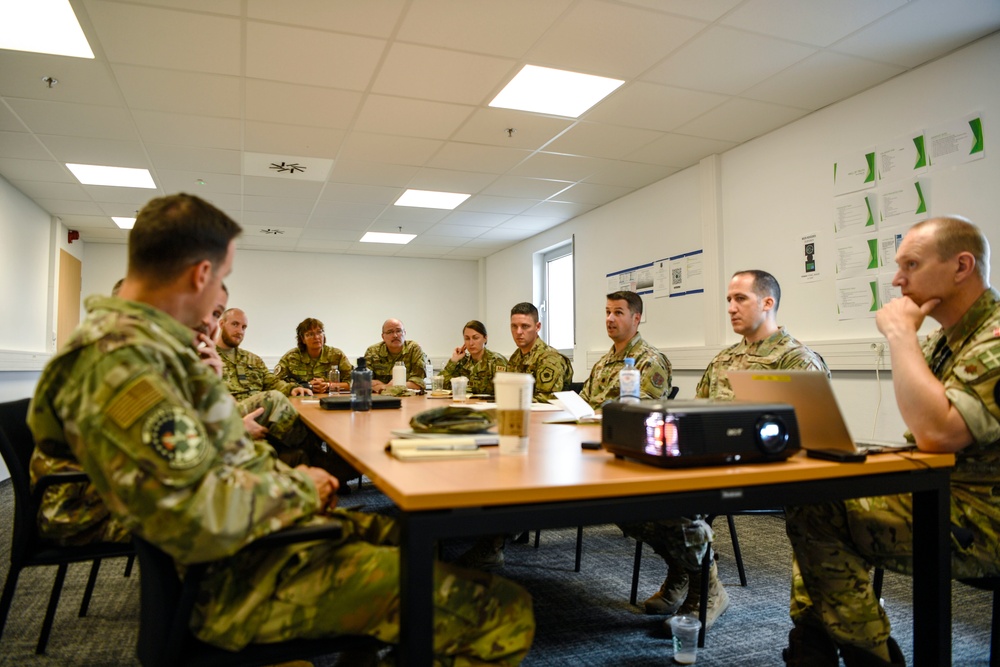 Spangdahlem hosts Danish Air Force delegation at the invitation of Vermont Air National Guard