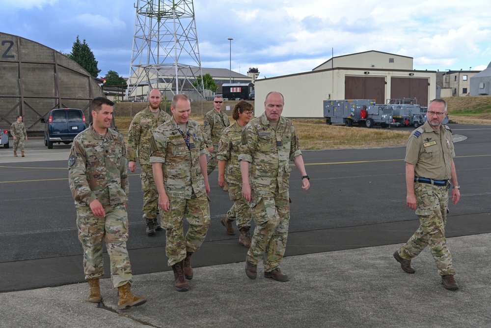 Spangdahlem hosts Danish Air Force delegation at the invitation of Vermont Air National Guard