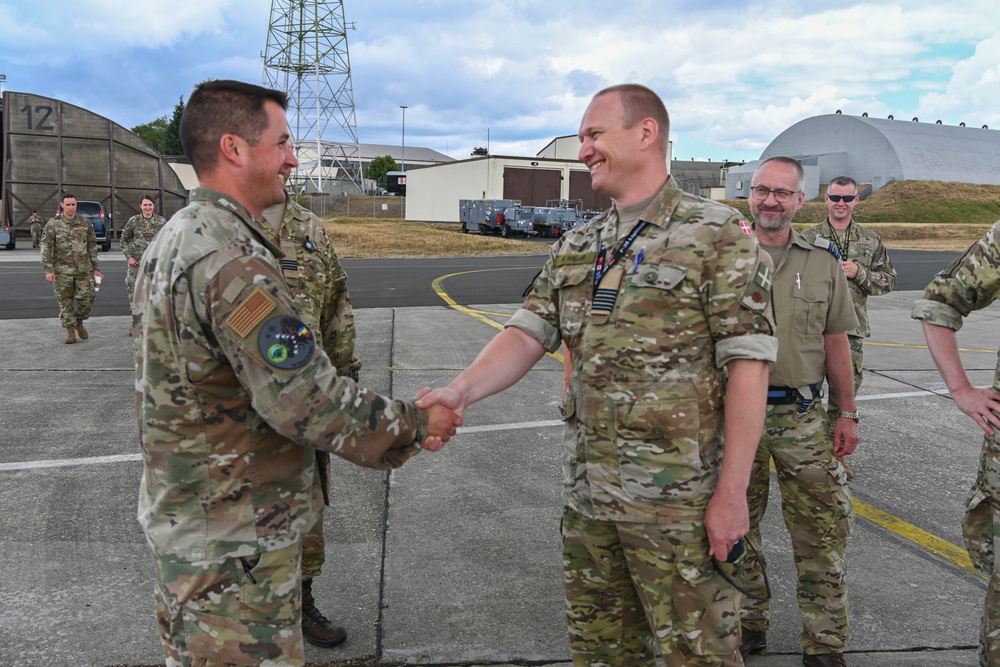 Spangdahlem hosts Danish Air Force delegation at the invitation of Vermont Air National Guard