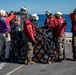 USNS William McLean replenishes USS Arlington via VERTREP