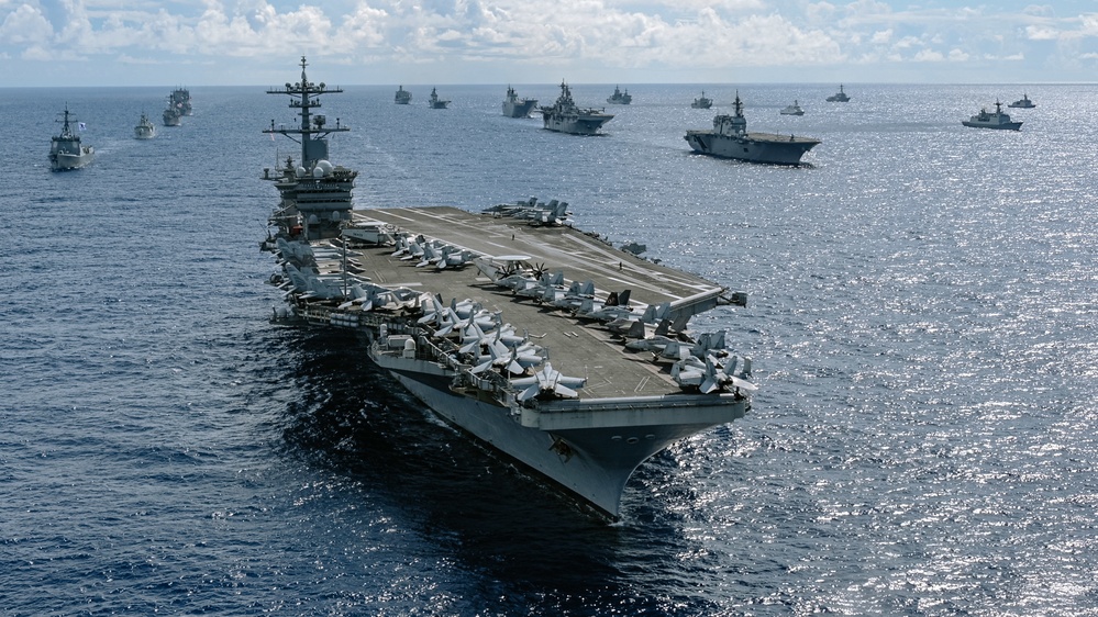Fleet Sails in Formation