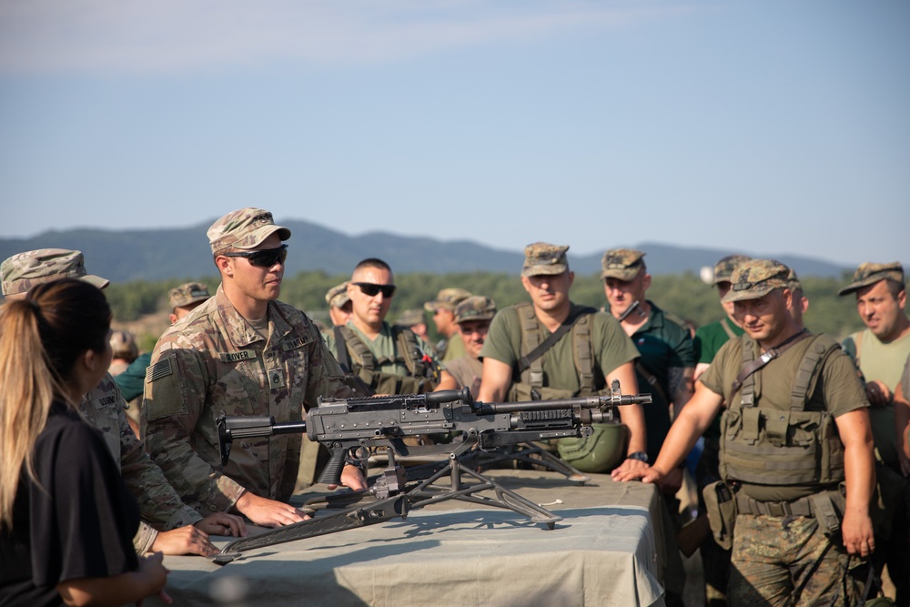 Partner forces participate in weapons exchange during Platinum Lion ‘22
