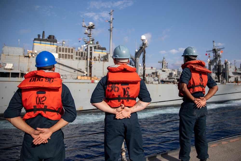 The USS Bainbridge is on a scheduled deployment in the U.S. Naval Forces Europe area of operations, employed by U.S. Sixth Fleet to defend U.S., Allied and Partner interests.