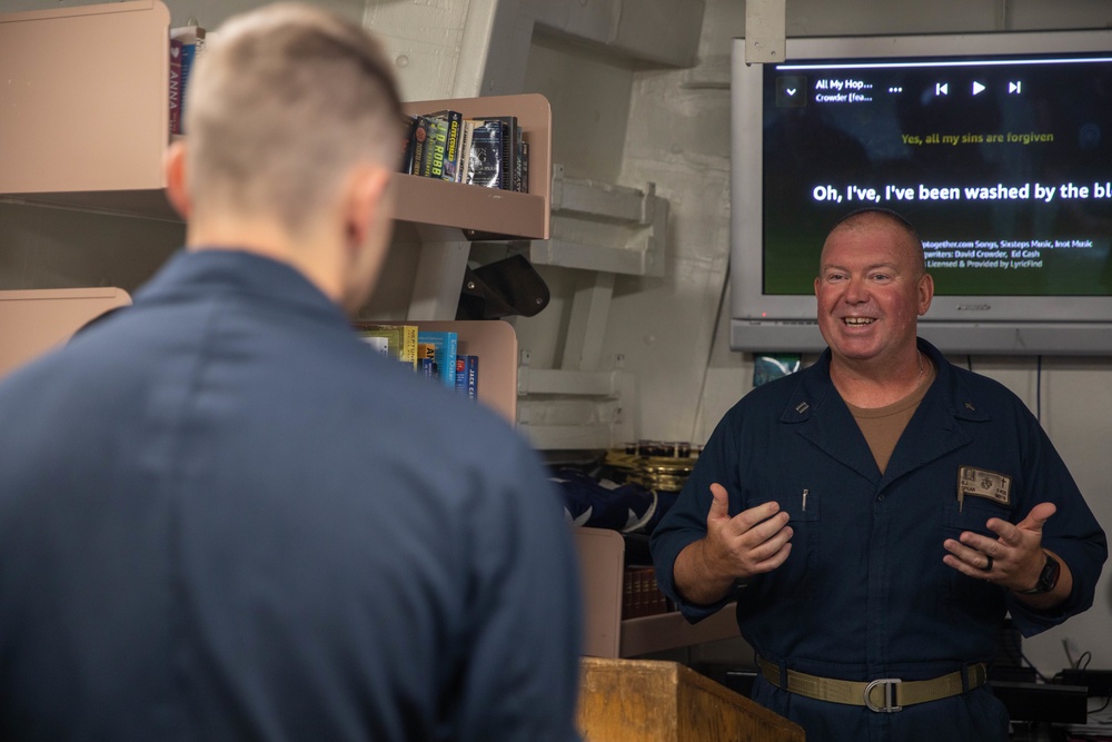 The USS Bainbridge is on a scheduled deployment in the U.S. Naval Forces Europe area of operations, employed by U.S. Sixth Fleet to defend U.S., Allied and Partner interests.