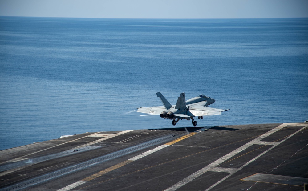 The Harry S. Truman Carrier Strike Group is on a scheduled deployment in the U.S. Naval Forces Europe area of operations, employed by U.S. Sixth Fleet to defend U.S., allied and partner interests.