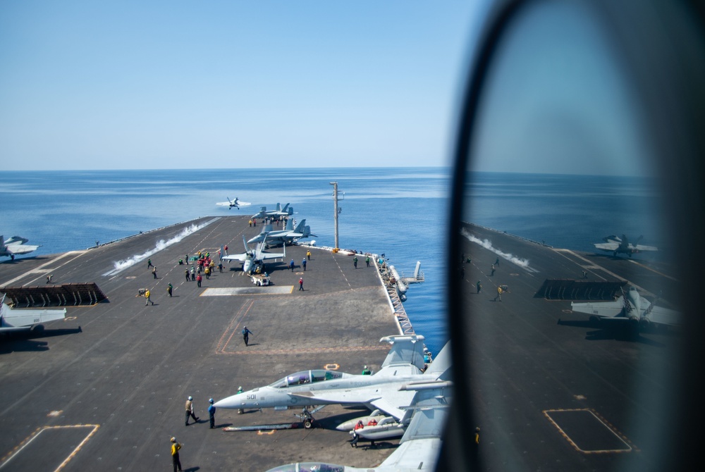 The Harry S. Truman Carrier Strike Group is on a scheduled deployment in the U.S. Naval Forces Europe area of operations, employed by U.S. Sixth Fleet to defend U.S., allied and partner interests.