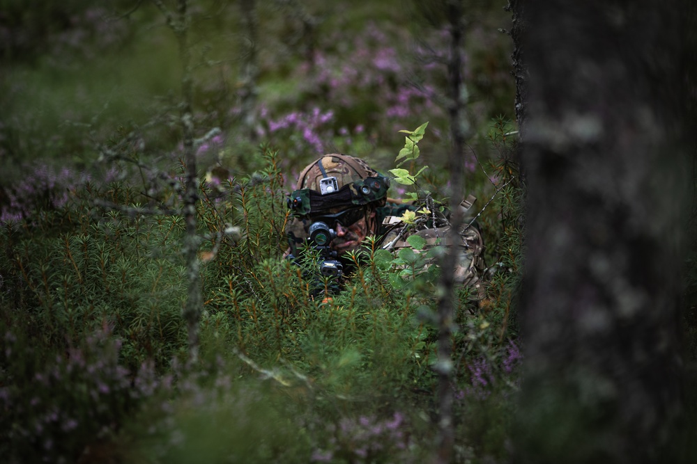 Army Cavalry Scouts Conduct Air-Infiltration Operation