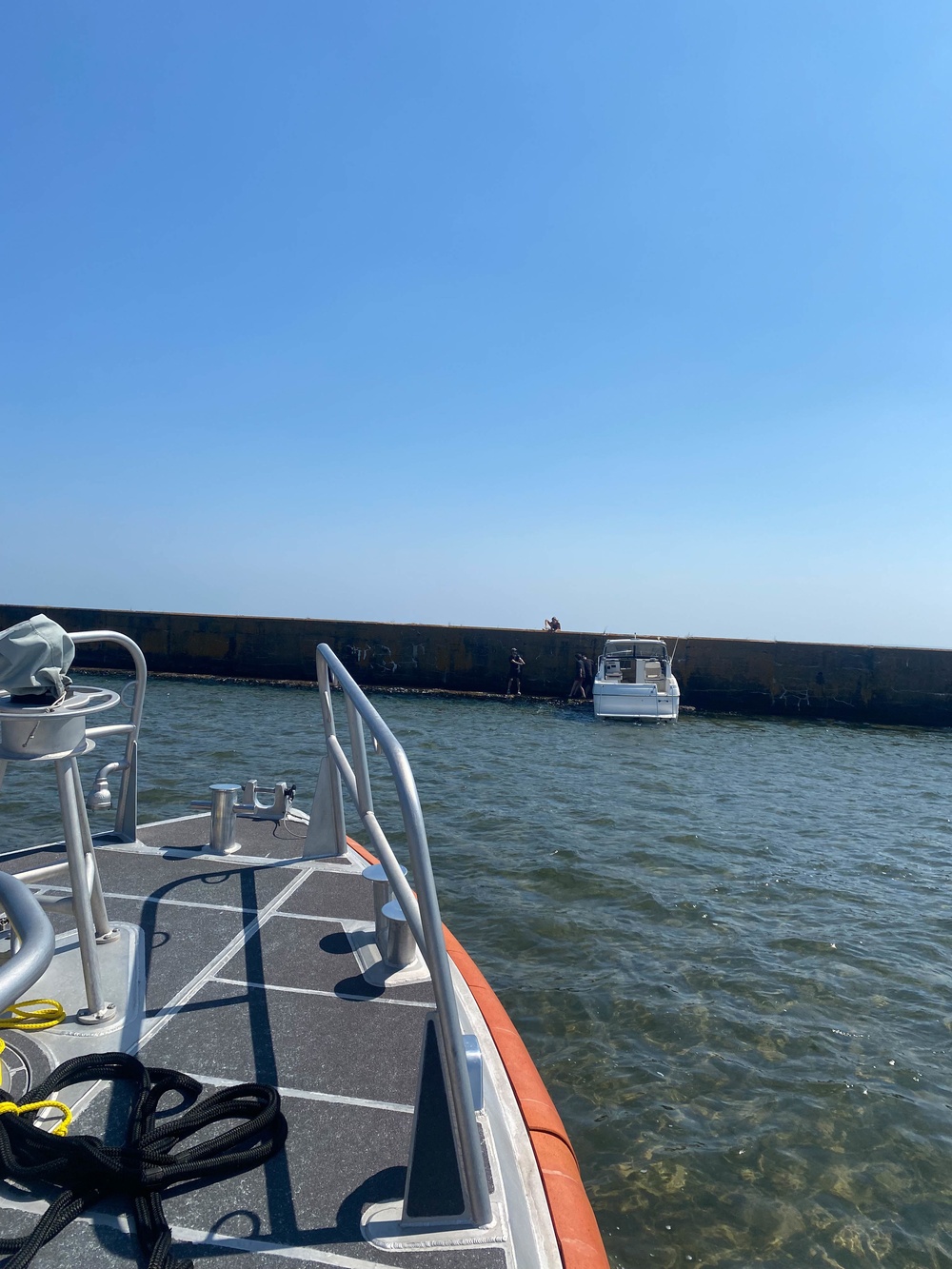 U.S. Coast Guard Station Marquette response to disabled vessel