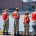 USS Constitution Sailors Conduct Line Handling