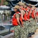 USS Constitution Sailors Conduct Line Handling