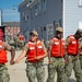 USS Constitution Sailors Conduct Line Handling