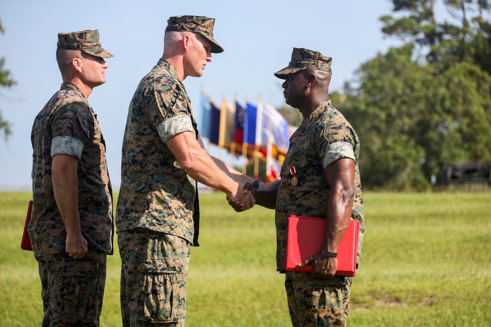 Combat Logistics Battalion 2 Relief and Appointment Ceremony