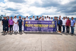 USNS Mercy arrives in Puerto Princesa for Pacific Partnership 2022