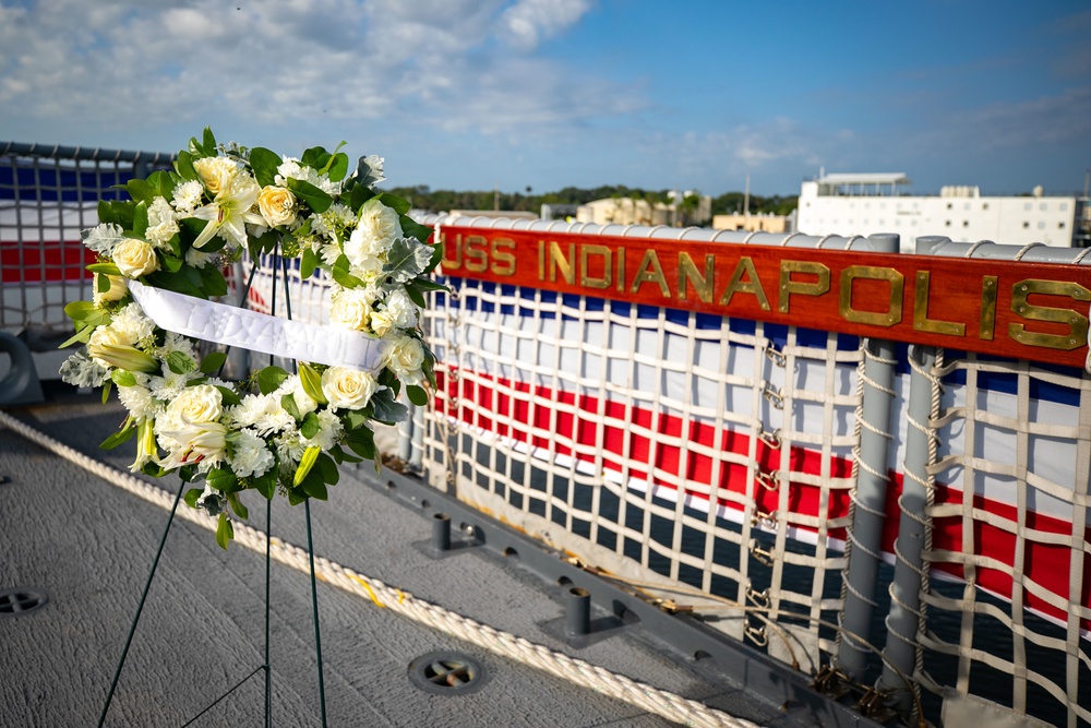 USS Indianapolis Hold Remembrance Ceremony