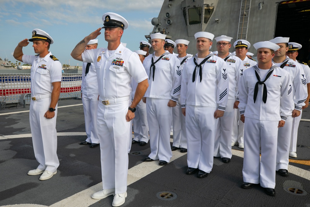 USS Indianapolis Hold Remembrance Ceremony