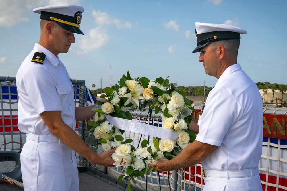 USS Indianapolis Hold Remembrance Ceremony