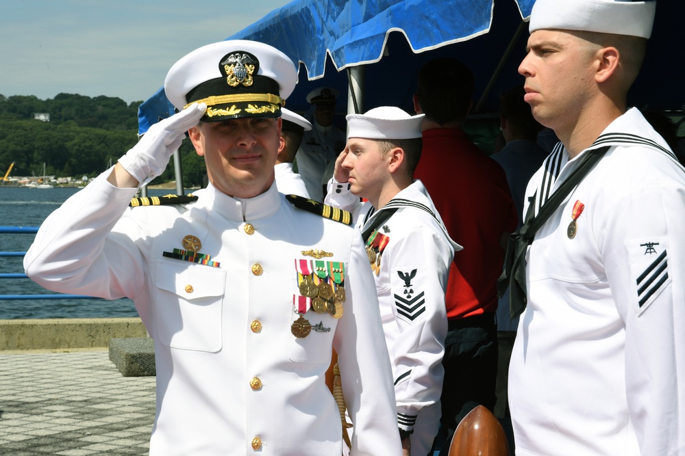 USS Vermont (SSN 792) Change of Command Ceremony