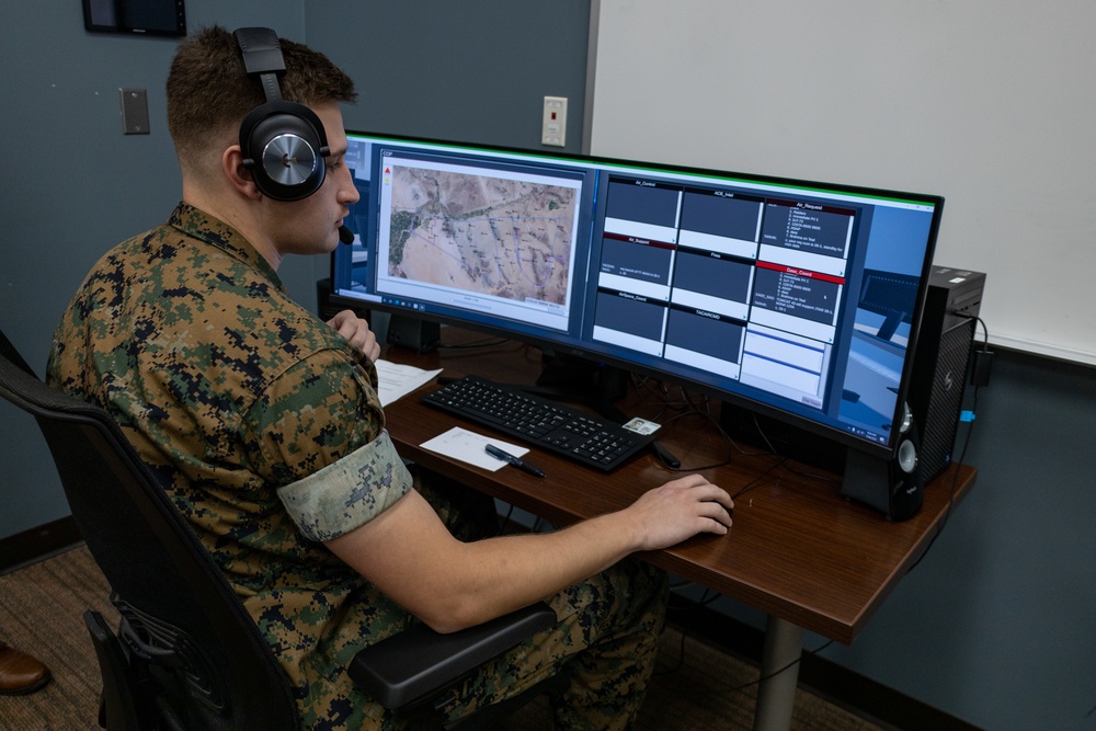 2nd MAW Marines Train Using Video Games